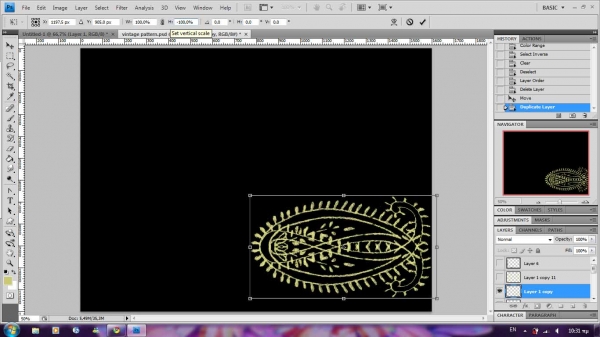 Creation of vintage [updated]: Step 4